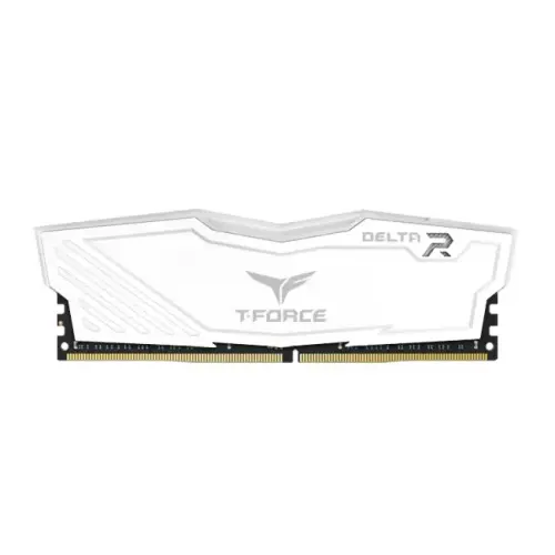 Team T-Force Delta RGB White 8GB (1x8GB) 3200MHz CL16 DDR4 Gaming Ram (TF4D48G3200HC16F01)