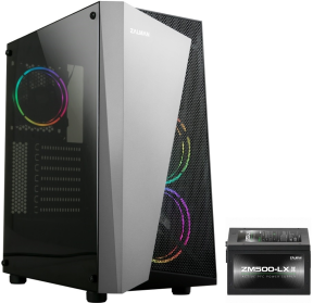 Zalman S4-PLUS(BL) 500W USB 3.0 RGB Fan Siyah ATX Mid-Tower Gaming Kasa
