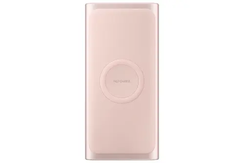 Samsung EB-U1200CPEGWW 10.000 mAh Pembe Kablosuz Hızlı Şarj Cihazı Powerbank