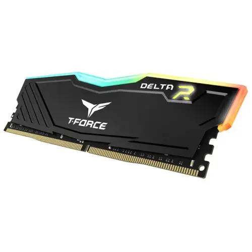 Team T-Force Delta RGB Black 8GB (1x8GB) 3200MHz CL16 DDR4 Gaming Ram (TF3D48G3200HC16F01)