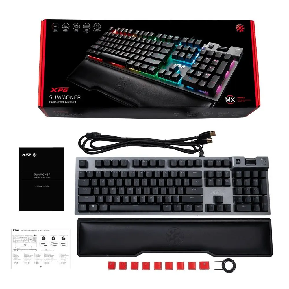 XPG SUMMONER4B-BKCWW Cherry MX Blue Switch İng Q Mekanik Gaming (Oyuncu) Klavye
