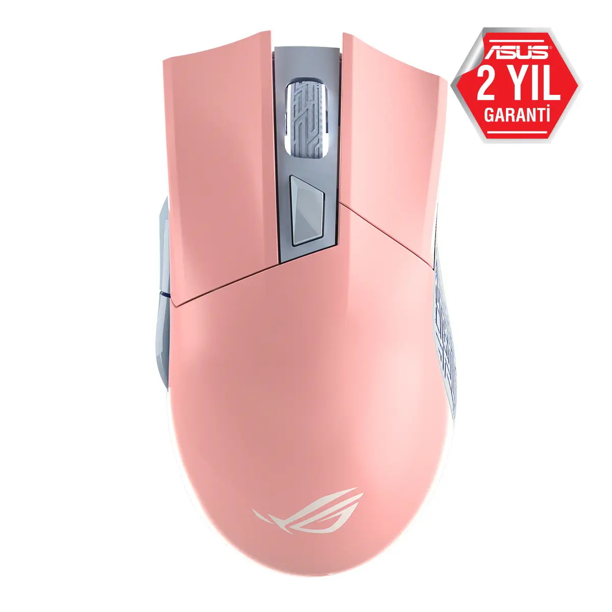 Asus ROG Gladius II Origin PNK LTD 12000DPI 6 Tuş RGB Optik USB Pembe Kablolu Gaming Mouse