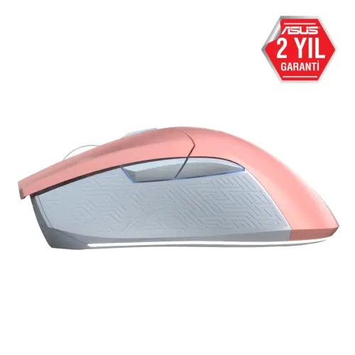 Asus ROG Gladius II Origin PNK LTD 12000DPI 6 Tuş RGB Optik USB Pembe Kablolu Gaming Mouse