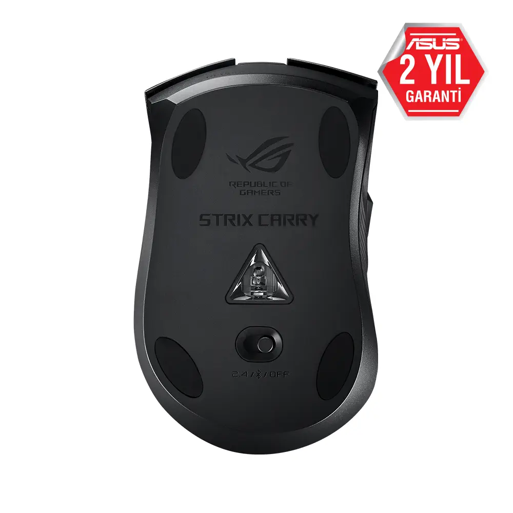 ASUS ROG Strix Carry 7200DPI 6 Tuş Optik 2.4GHz/Bluetooth Kablosuz Gaming (Oyuncu) Mouse
