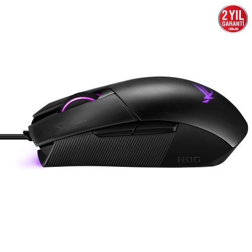 Asus ROG Strix Impact II 6200 DPI 6 Tuş Optik RGB Kablolu Gaming (Oyuncu) Mouse