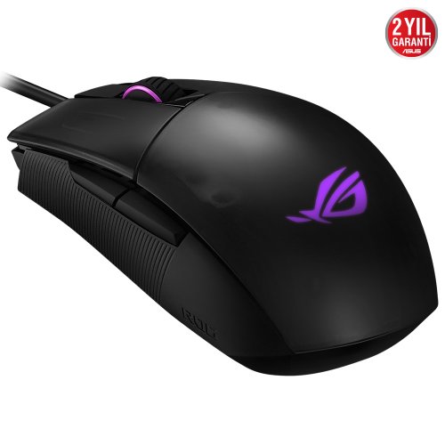 Asus ROG Strix Impact II 6200 DPI 6 Tuş Optik RGB Kablolu Gaming (Oyuncu) Mouse