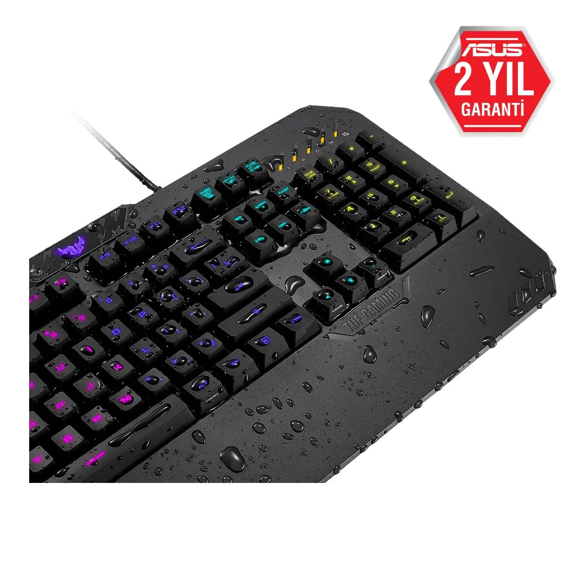 Asus TUF Gaming K5 Mech-Brane RGB Aura Sync Kablolu Gaming Klavye
