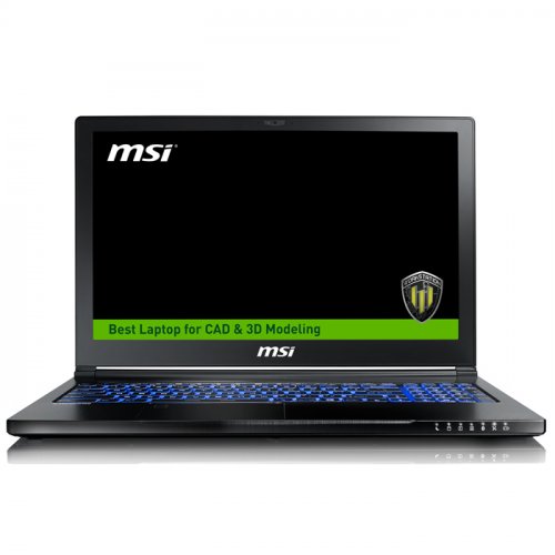 MSI WS63 8SK(VPRO)-012TR i7-8850H 2.60GHz 32GB 1TB 256GB SSD 6GB Quadro P3200 15.6" Full HD Win10 Pro Notebook