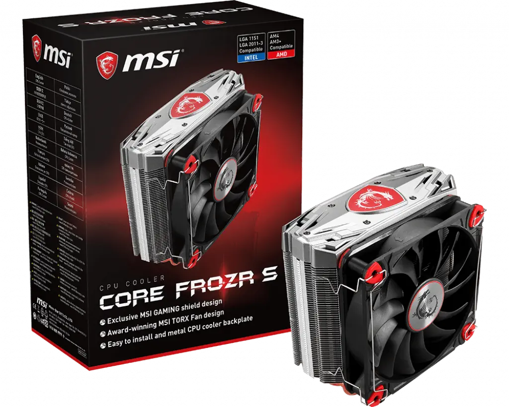 MSI GG CORE FROZR S 120mm Gaming (Oyuncu) İşlemci Hava Soğutma