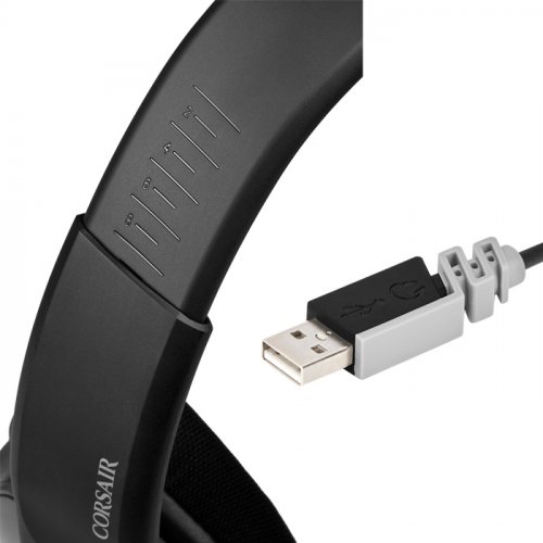 Corsair Void RGB Elite USB Carbon CA-9011203-EU 7.1 Surround Mikrofonlu Kablolu Gaming Kulaklık