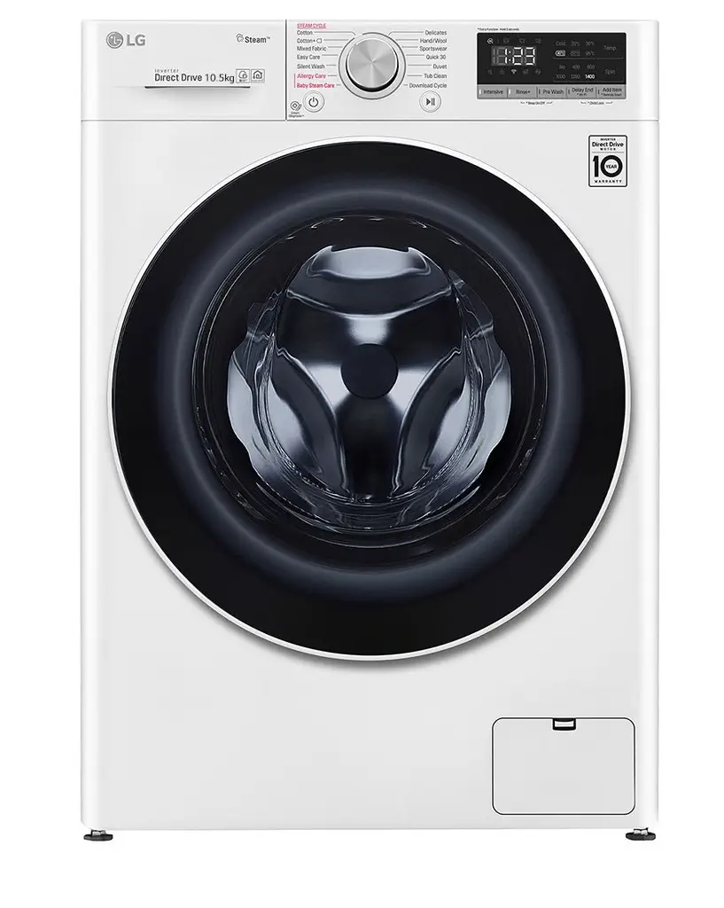 LG F4V5RYP0W Wi-Fi 1400 Devir 10.5 Kg Beyaz Çamaşır Makinesi
