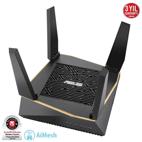 ASUS RT-AX92U AX6100 WiFi 6 Gaming (Oyuncu) Router 