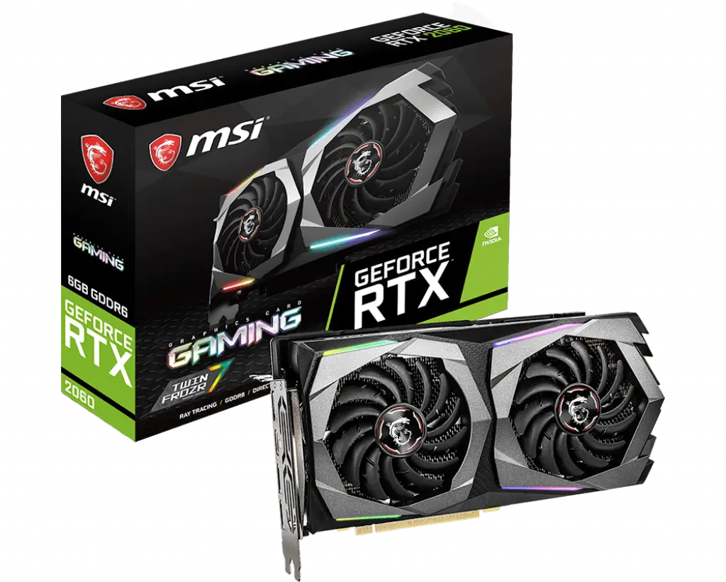 MSI GeForce RTX 2060 GAMING 6G 6GB GDDR6 192Bit DX12 Gaming (Oyuncu) Ekran Kartı