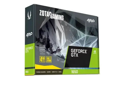 Zotac GeForce GTX 1650 AMP ZT-T16500D-10L 4GB GDDR5 128Bit DX12 Gaming Ekran Kartı