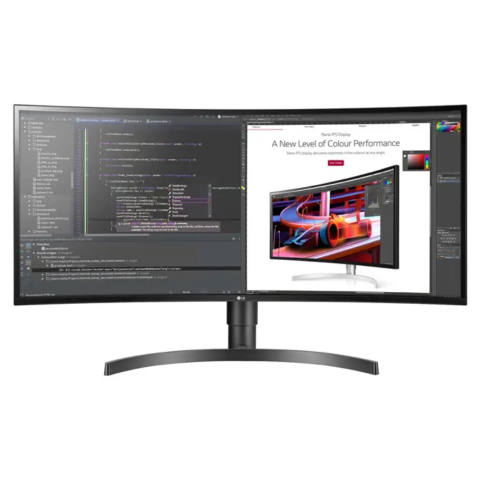 LG 34WL85C 34″ 5ms 60Hz UltraWide QHD IPS Curved Monitör