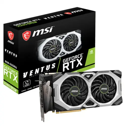 MSI GeForce RTX 2080 Super Ventus XS 8GB GDDR6 256Bit DX12 Gaming (Oyuncu) Ekran Kartı