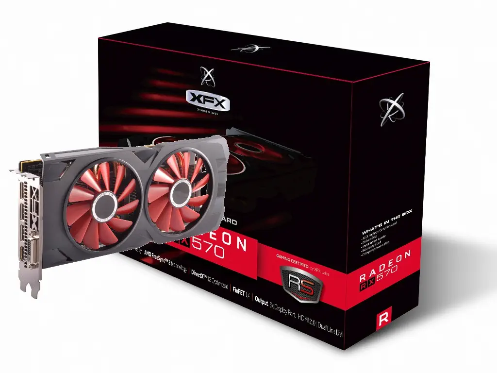 XFX AMD Radeon RX 570 RS XXX Edition 4GB GDDR5 256Bit DX12 Gaming (Oyuncu) Ekran Kartı (RX-570P4DFD6)