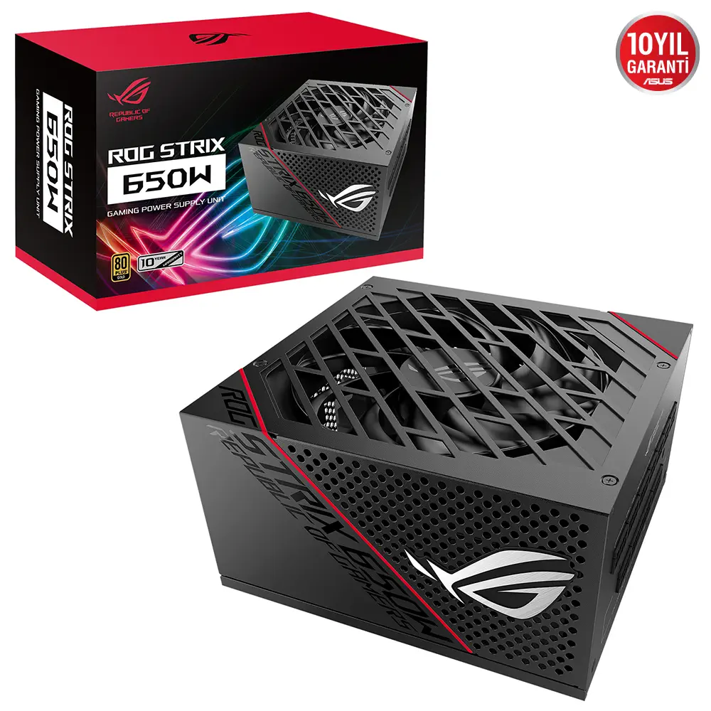 ASUS ROG Strix 650G 650W 80+ Gold Full Modüler Gaming Power Supply