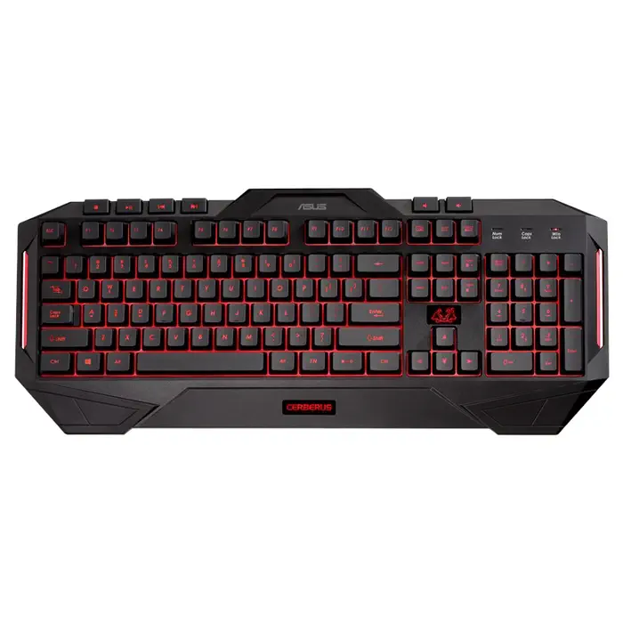 Asus Cerberus Led Aydınlatma Sıvıya Dayanıklı Q Türkçe Gaming Klavye