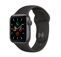Apple Watch Seri 5 44mm GPS Space Grey Alüminyum Kasa ve Siyah Spor Kordon MWVF2TU/A