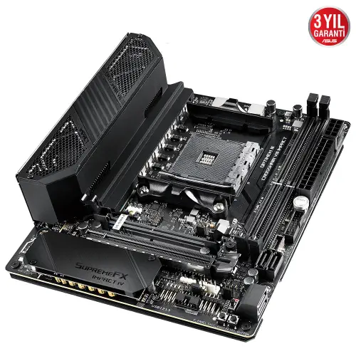 Asus ROG Crosshair VIII Impact AMD X570 Soket AM4 DDR4 4800(OC)MHz Mini-DTX Gaming (Oyuncu) Anakart