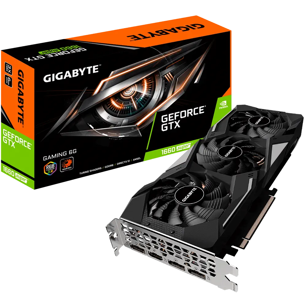 Gigabyte GV-N166SGAMING-6GD GeForce GTX 1660 Super 6GB GDDR6 192Bit DX12 Gaming (Oyuncu) Ekran Kartı