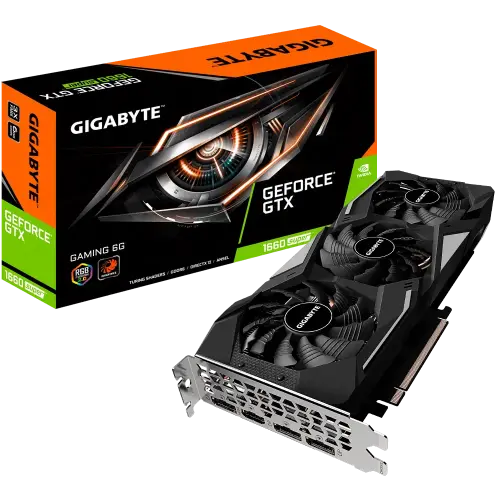 Gigabyte GV-N166SGAMING-6GD GeForce GTX 1660 Super 6GB GDDR6 192Bit DX12 Gaming (Oyuncu) Ekran Kartı