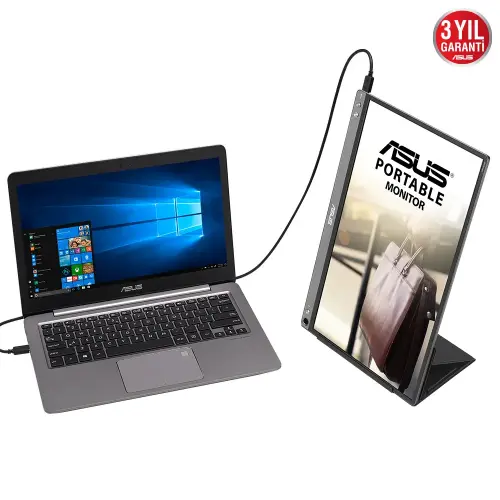 ASUS ZenScreen MB16ACE 15.6″ 5ms 60Hz Flicker-Free IPS Full HD Taşınabilir Monitör