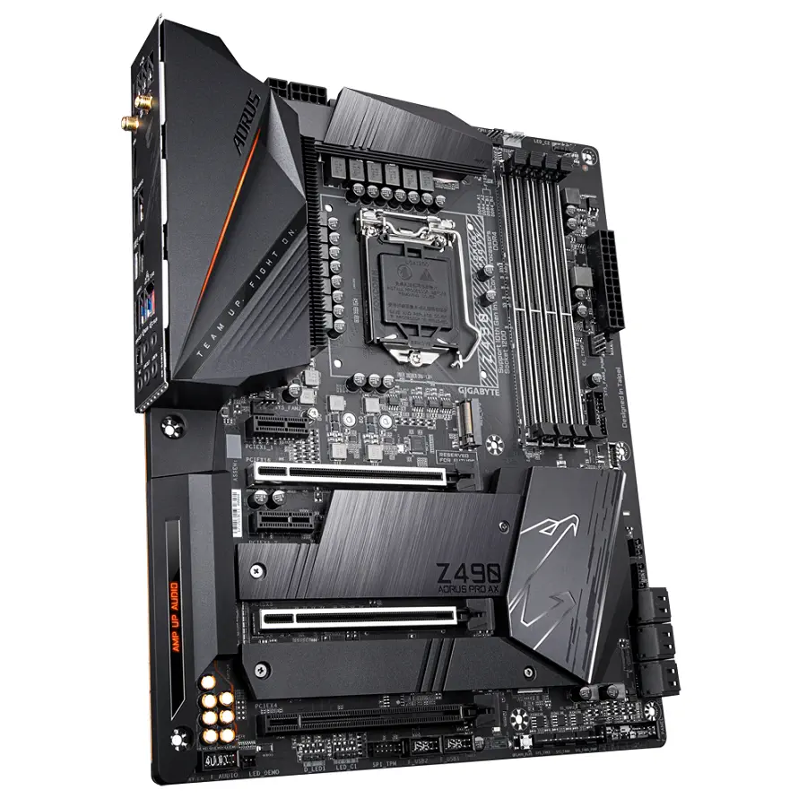 Gigabyte Z490 AORUS PRO AX Intel Z490 Soket 1200 DDR4 5000(OC)MHz ATX Gaming (Oyuncu) Anakart