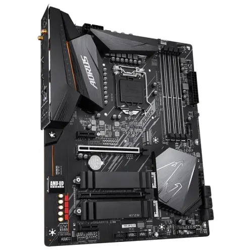 Gigabyte Z490 AORUS ELITE AC Intel Z490 Soket 1200 DDR4 5000(OC)MHz ATX Gaming (Oyuncu) Anakart