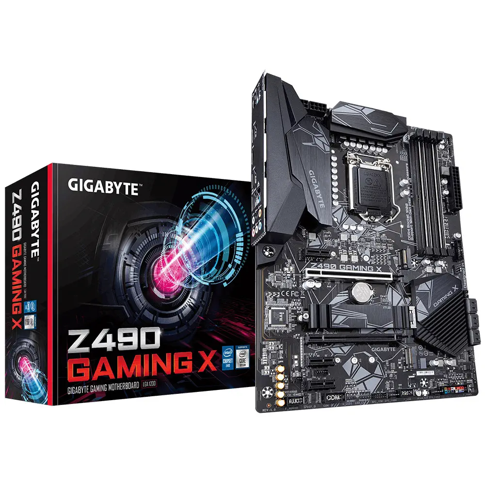 Gigabyte Z490 GAMING X Intel Z490 Soket 1200 DDR4 4600(OC)MHz ATX Gaming (Oyuncu) Anakart