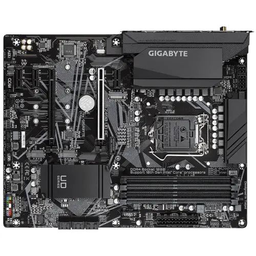 Gigabyte Z490 UD AC Intel Z490 Soket 1200 DDR4 4500(OC)Mhz ATX Gaming (Oyuncu) Anakart