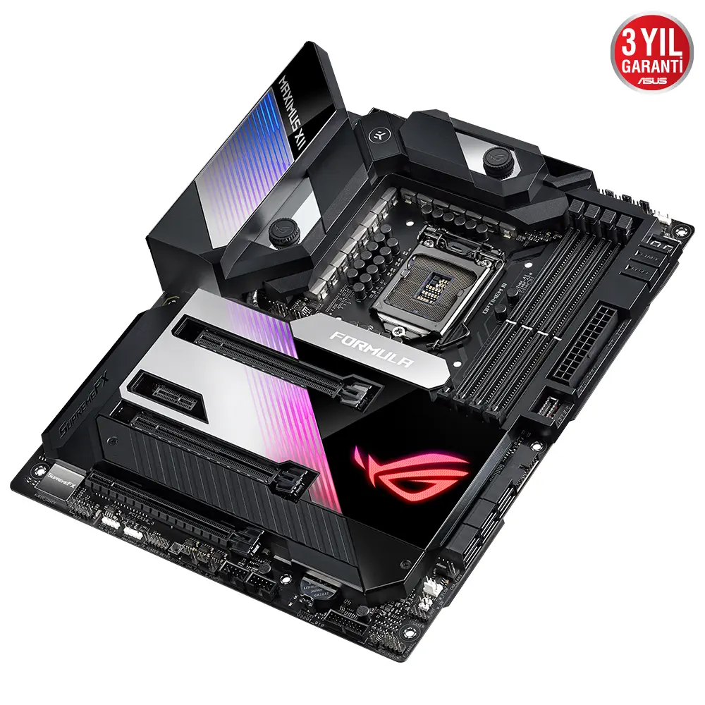 Asus ROG MAXIMUS XII FORMULA Intel Z490 Soket 1200 DDR4 4800(OC)MHz ATX Gaming (Oyuncu) Anakart