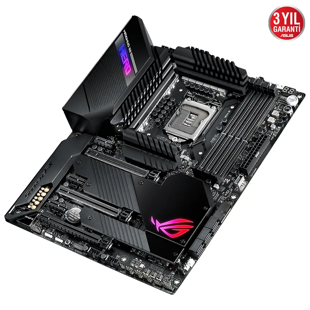 ASUS ROG MAXIMUS XII HERO (WI-FI) Intel Z490 Soket 1200 DDR4 4800(OC)MHz ATX Gaming (Oyuncu) Anakart