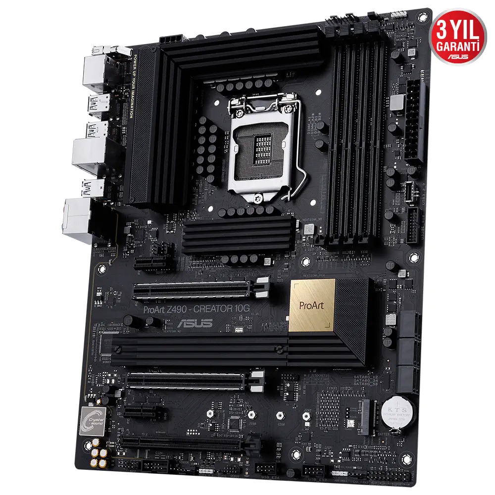 Asus ProArt Z490-CREATOR 10G Intel Z490 Soket 1200 DDR4 4600(OC)MHz ATX Anakart