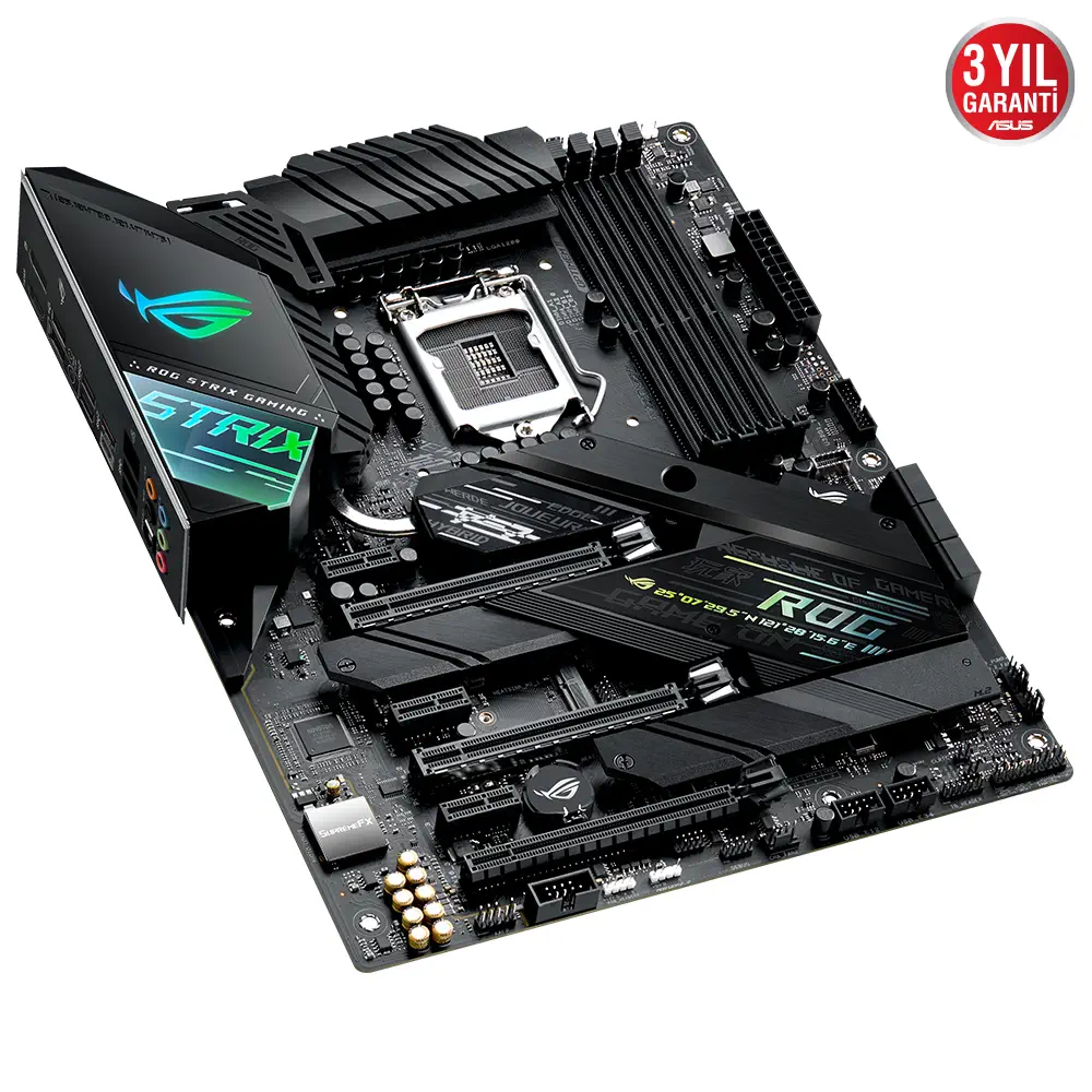 Asus ROG STRIX Z490-F GAMING Intel Z490 Soket 1200 DDR4 4600(OC)MHz ATX Gaming (Oyuncu) Anakart