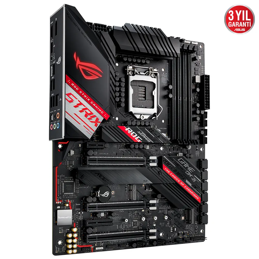 Asus ROG STRIX Z490-H GAMING Intel Z490 Soket 1200 DDR4 4600(OC)MHz ATX Gaming (Oyuncu) Anakart