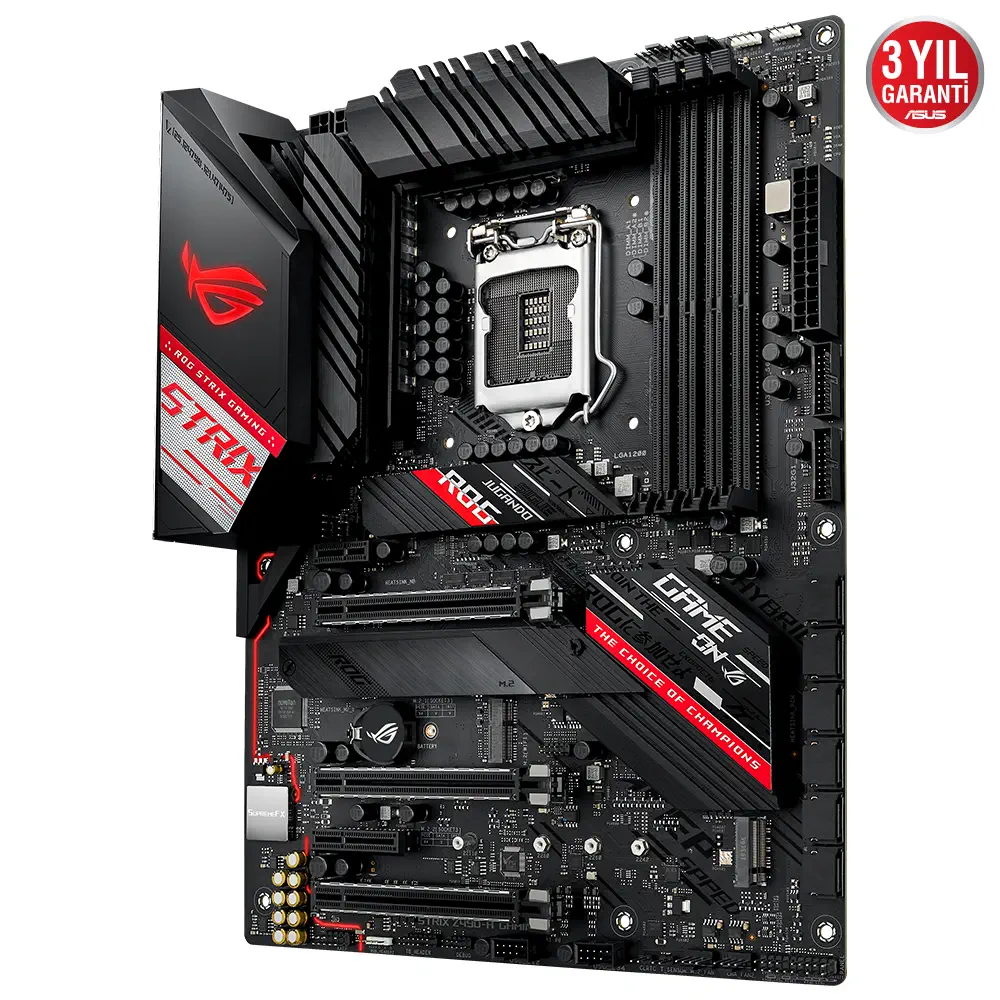 Asus ROG STRIX Z490-H GAMING Intel Z490 Soket 1200 DDR4 4600(OC)MHz ATX Gaming (Oyuncu) Anakart