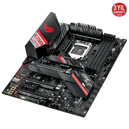 Asus ROG STRIX Z490-H GAMING Intel Z490 Soket 1200 DDR4 4600(OC)MHz ATX Gaming (Oyuncu) Anakart