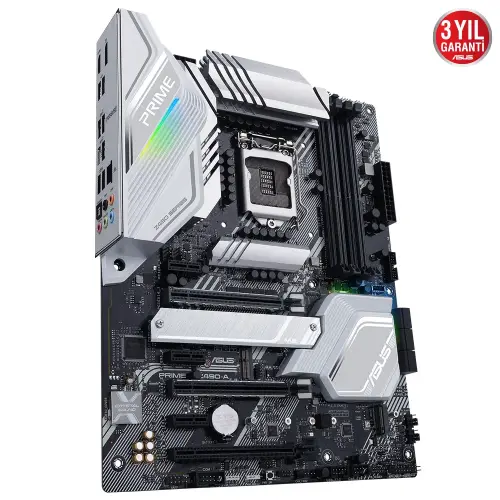 Asus PRIME Z490-A GAMING Intel Z490 Soket 1200 DDR4 4600(OC)MHz ATX Gaming (Oyuncu) Anakart