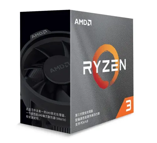 AMD Ryzen 3 3100 3.60GHz 18MB Soket AM4 İşlemci (Fanlı)