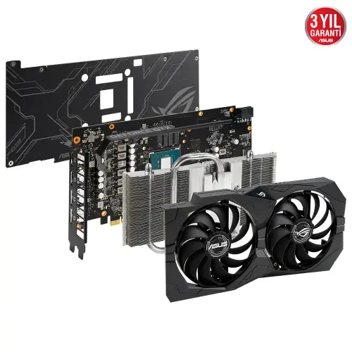 Asus ROG-STRIX-GTX1660S-A6G-GAMING GeForce GTX 1660 Super 6GB GDDR6 192Bit DX12 Gaming (Oyuncu) Ekran Kartı