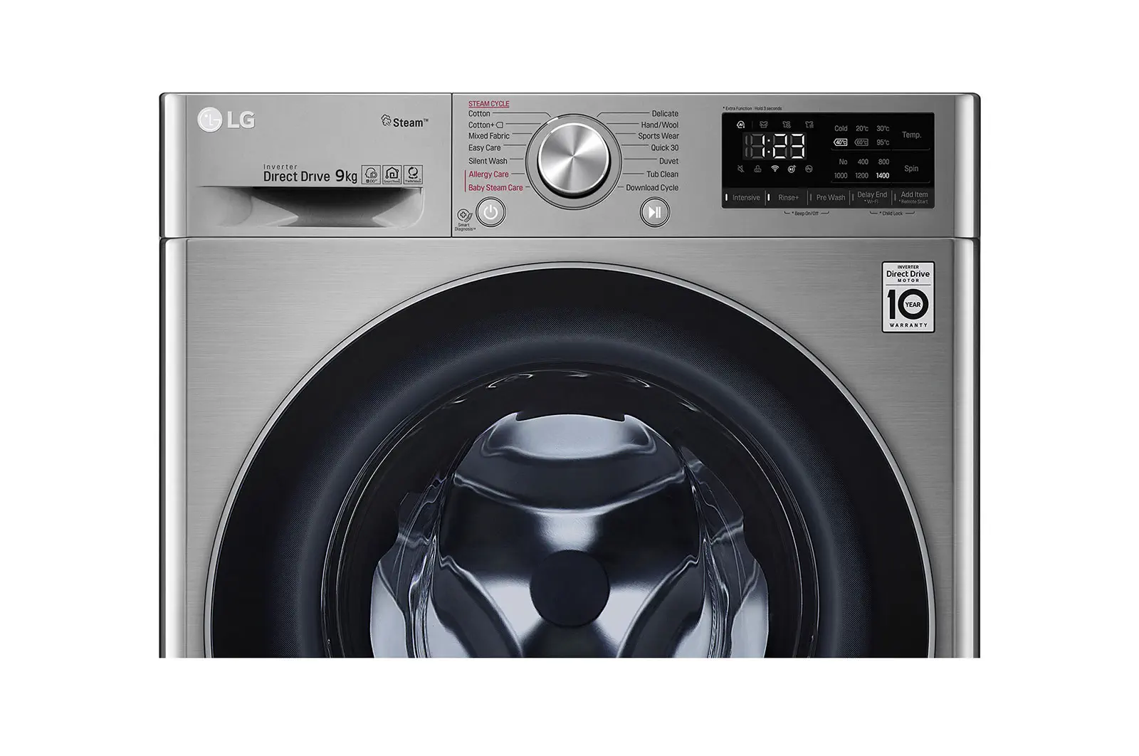 LG F4V5VYP2T A+++ 9 Kg 1400 Devir Çamaşır Makinesi