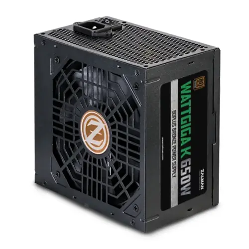 Zalman Wattgiga K650W ZM650-GVII 650W 120mm 80+ Power Supply