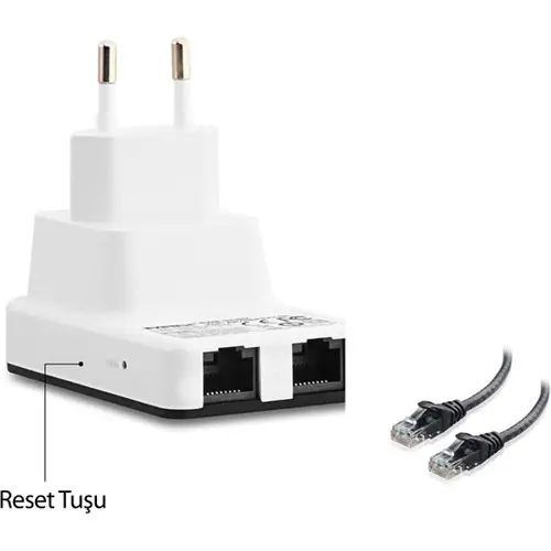 Everest EWR-523N2 N Multi-Function 300Mbps Repeater+Access+Point+Bridge+Client Siyah Router