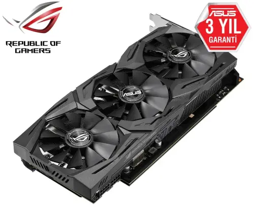 Asus ROG-STRIX-RXVEGA56-O8G-GAMING AMD Radeon RX VEGA 8GB HBM2 2048Bit Gaming (Oyuncu) Ekran Kartı 