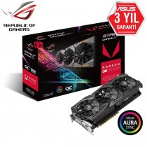 Asus ROG-STRIX-RXVEGA64-O8G-GAMING AMD Radeon RX VEGA 8GB HBM2 2048Bit Gaming (Oyuncu) Ekran Kartı