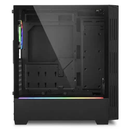 Sharkoon RGB-LIT-100 USB 3.0 RGB ATX Mid-Tower Gaming (Oyuncu) Kasa