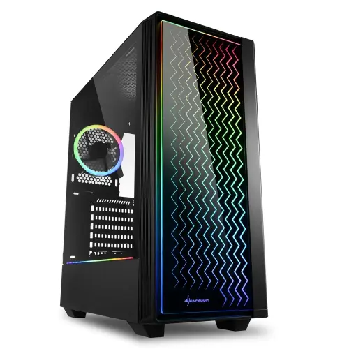 Sharkoon RGB-LIT-200 USB 3.0 RGB ATX Mid-Tower (Oyuncu) Gaming Kasa