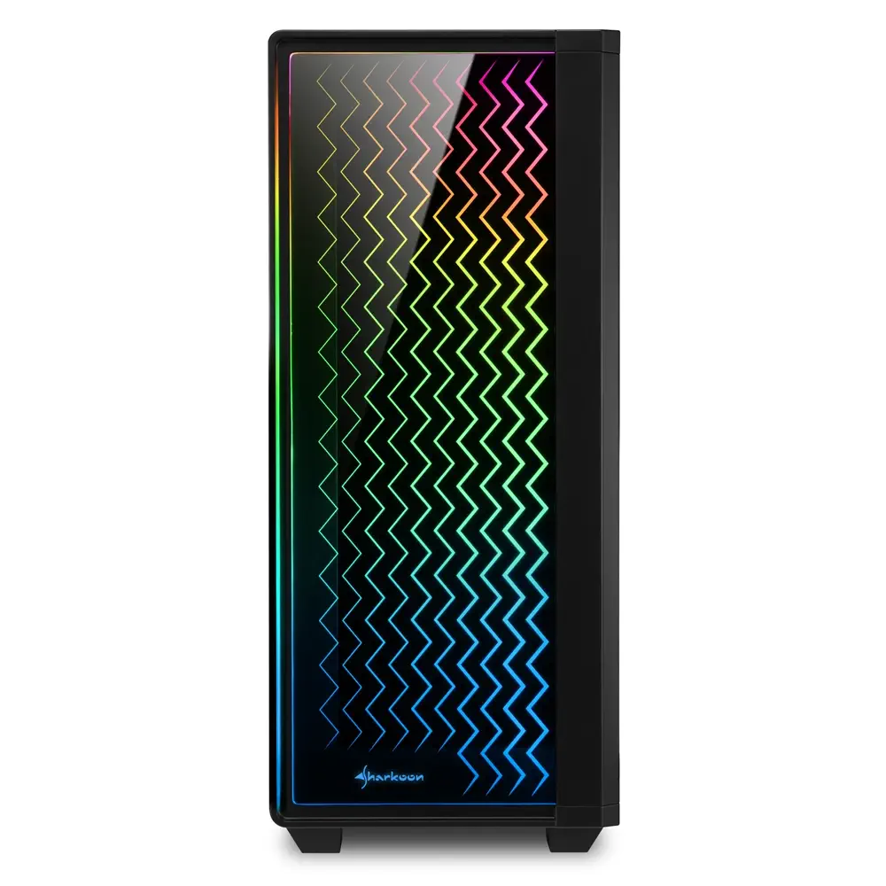 Sharkoon RGB-LIT-200 USB 3.0 RGB ATX Mid-Tower (Oyuncu) Gaming Kasa